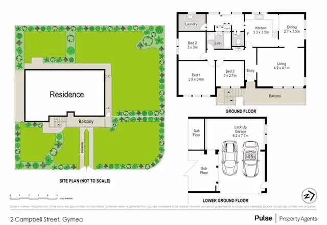 Floorplan of Homely house listing, 2 Campbell Street, Gymea NSW 2227