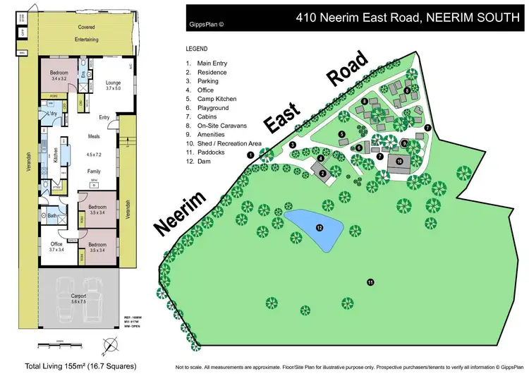 Floorplan of Homely rural property listing, 410 Neerim East Road, Neerim South VIC 3831