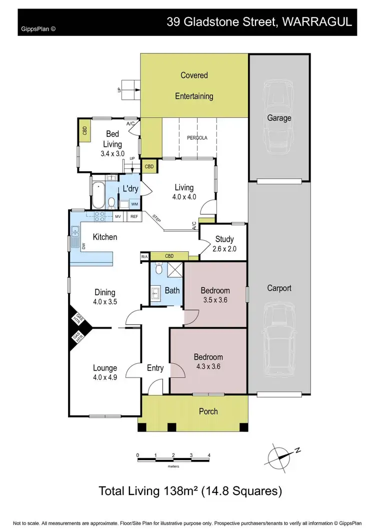 Floorplan of Homely house listing, 39 Gladstone Street, Warragul VIC 3820