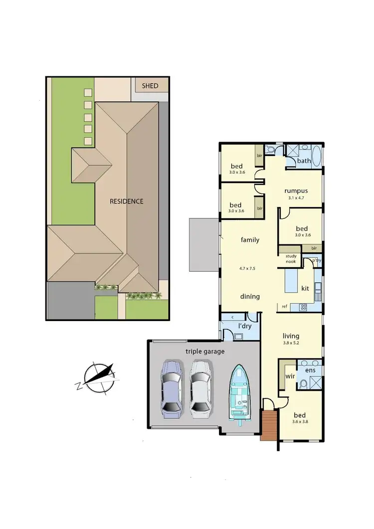 Floorplan of Homely house listing, 6 Farmdale Road, Pakenham VIC 3810