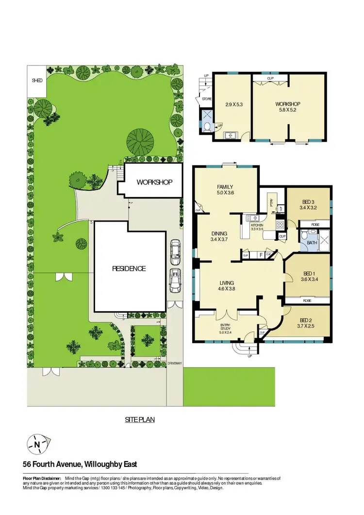 Floorplan of Homely house listing, 56 Fourth Avenue, Willoughby NSW 2068
