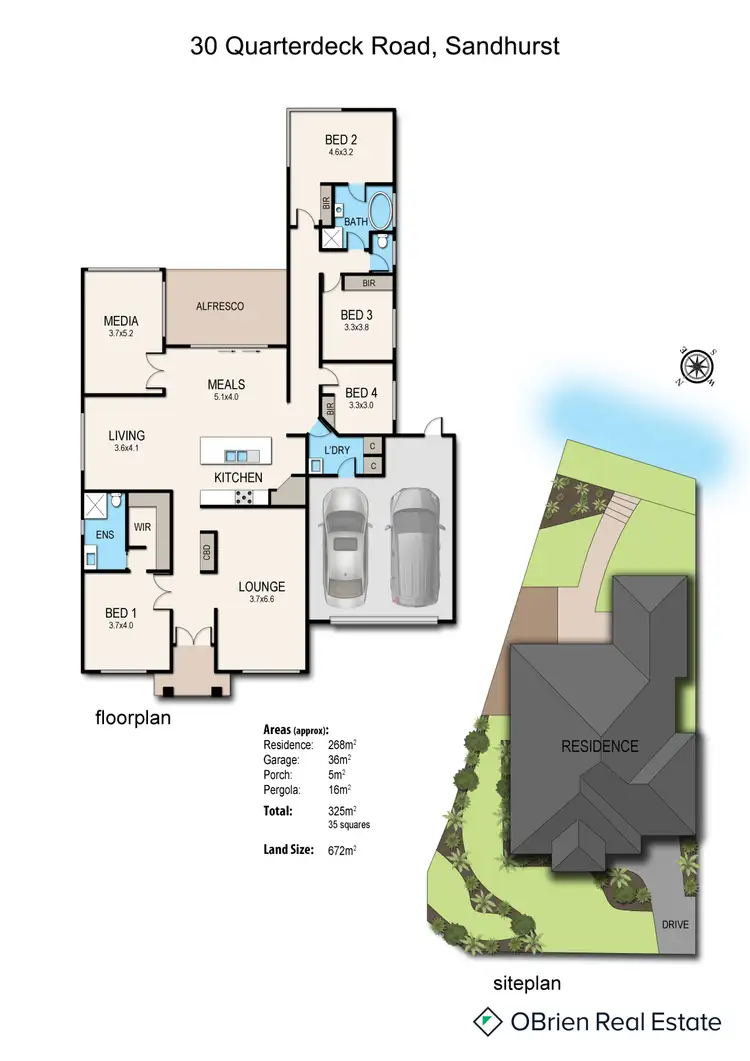 Floorplan of Homely house listing, 30 Quarterdeck Road, Sandhurst VIC 3977
