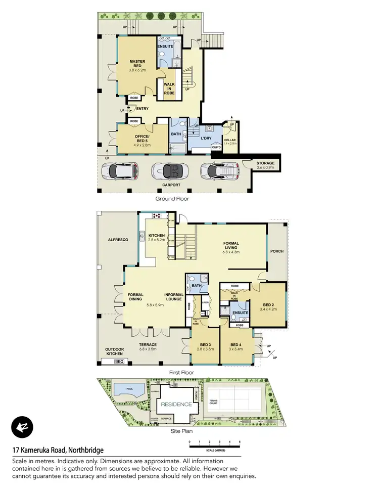 Floorplan of Homely house listing, 17 Kameruka Road, Northbridge NSW 2063