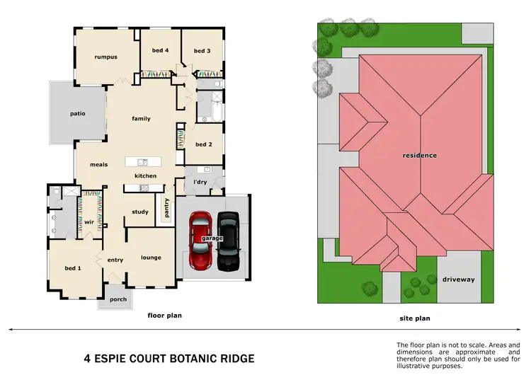 Floorplan of Homely house listing, 4 Espie Court, Botanic Ridge VIC 3977