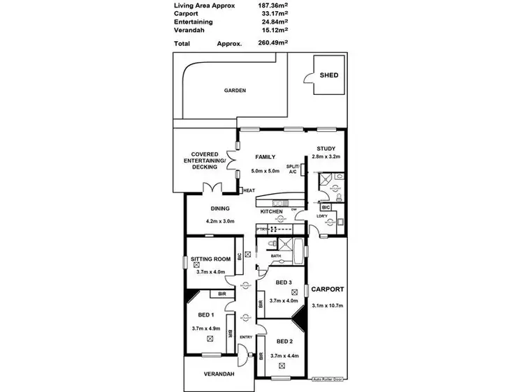 Floorplan of Homely house listing, 12A Gray Street, Norwood SA 5067