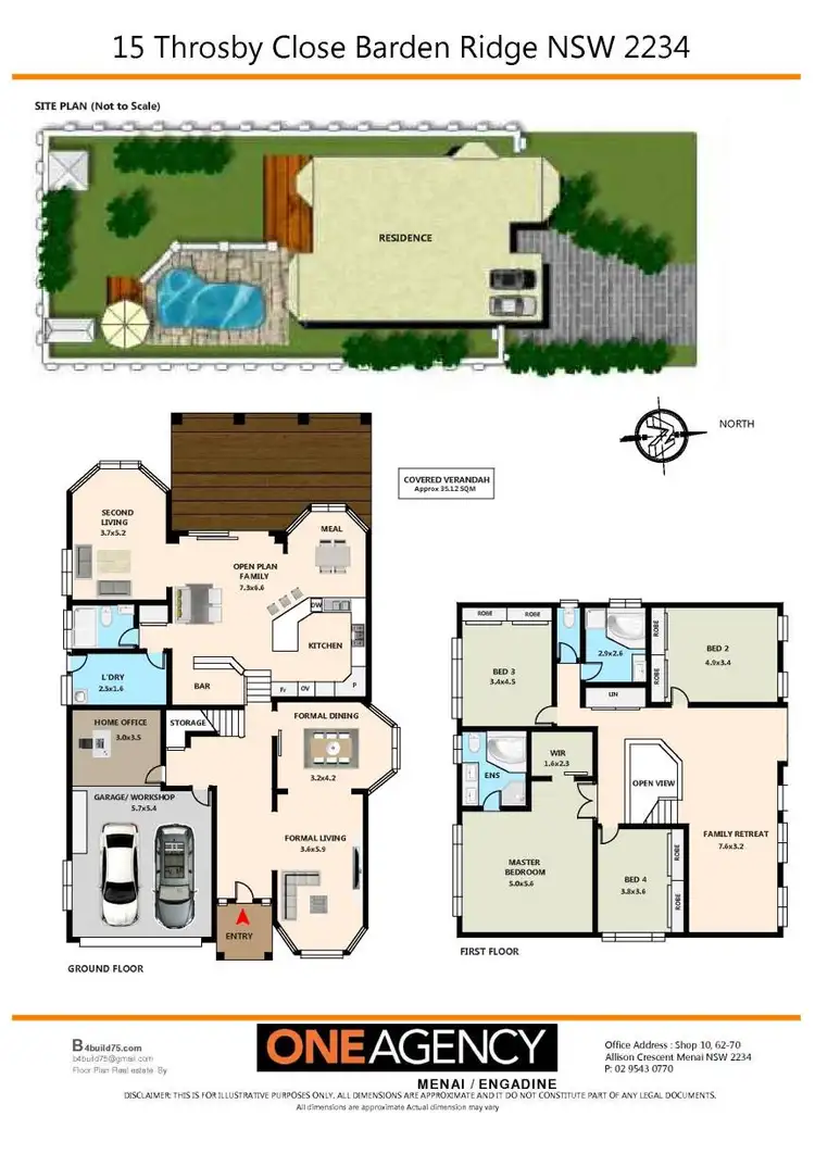 Floorplan of Homely house listing, 15 Throsby Close, Barden Ridge NSW 2234