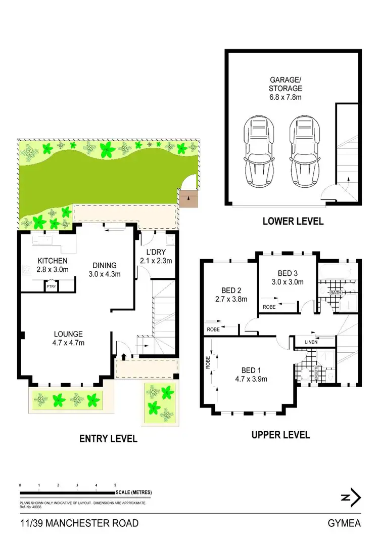Floorplan of Homely townhouse listing, 11/39 Manchester Road, Gymea NSW 2227