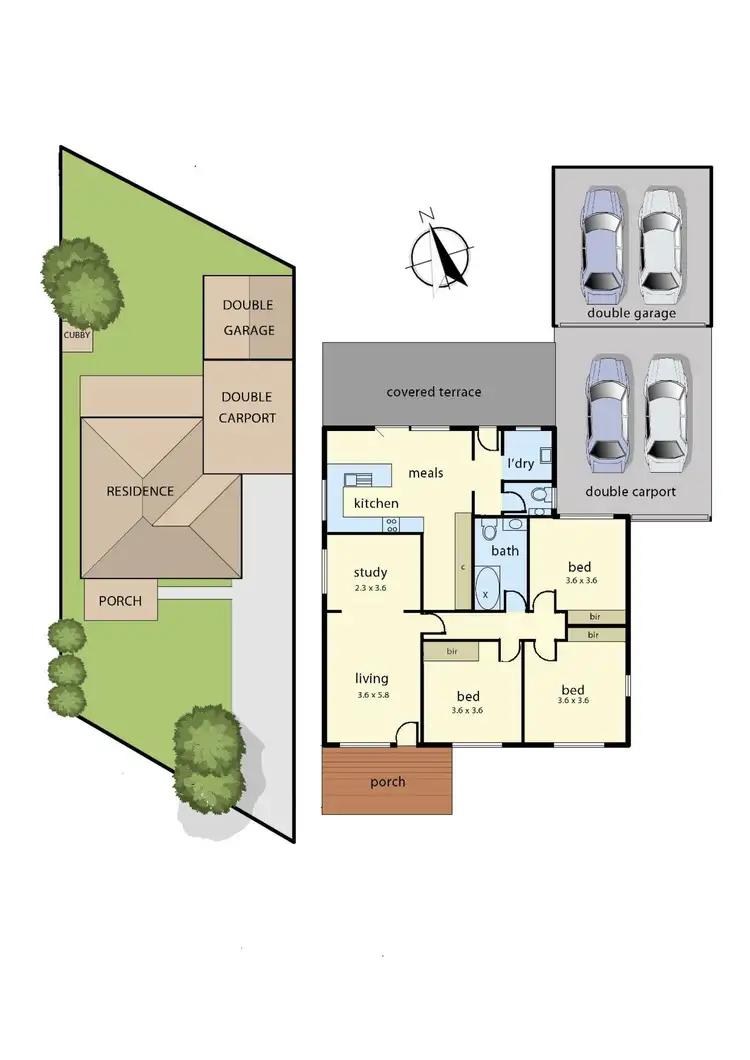 Floorplan of Homely house listing, 9 Ramsden Street, Drouin VIC 3818