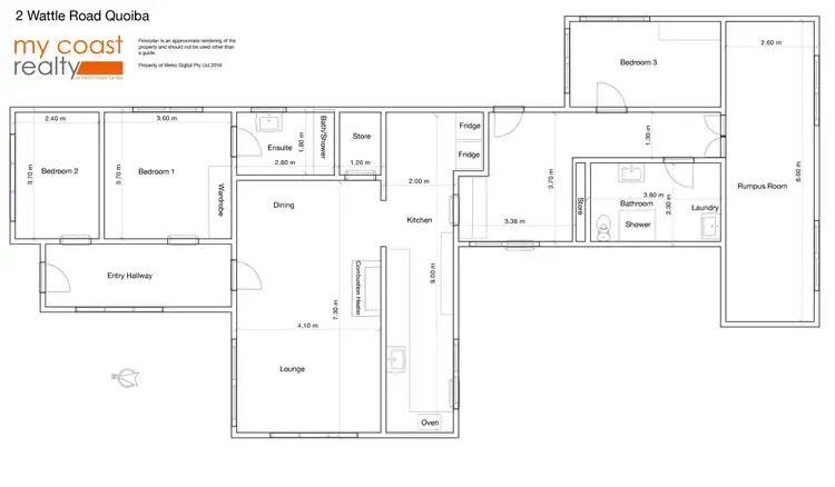 Floorplan of Homely house listing, 2 Wattle Road, Quoiba TAS 7310