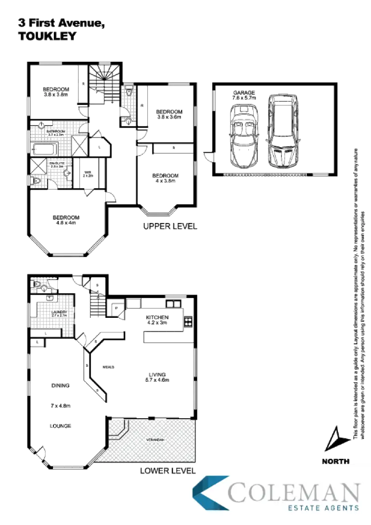 Floorplan of Homely house listing, 3 First Avenue, Toukley NSW 2263