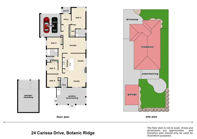 Floorplan of Homely house listing, 24 Carissa Drive, Botanic Ridge VIC 3977