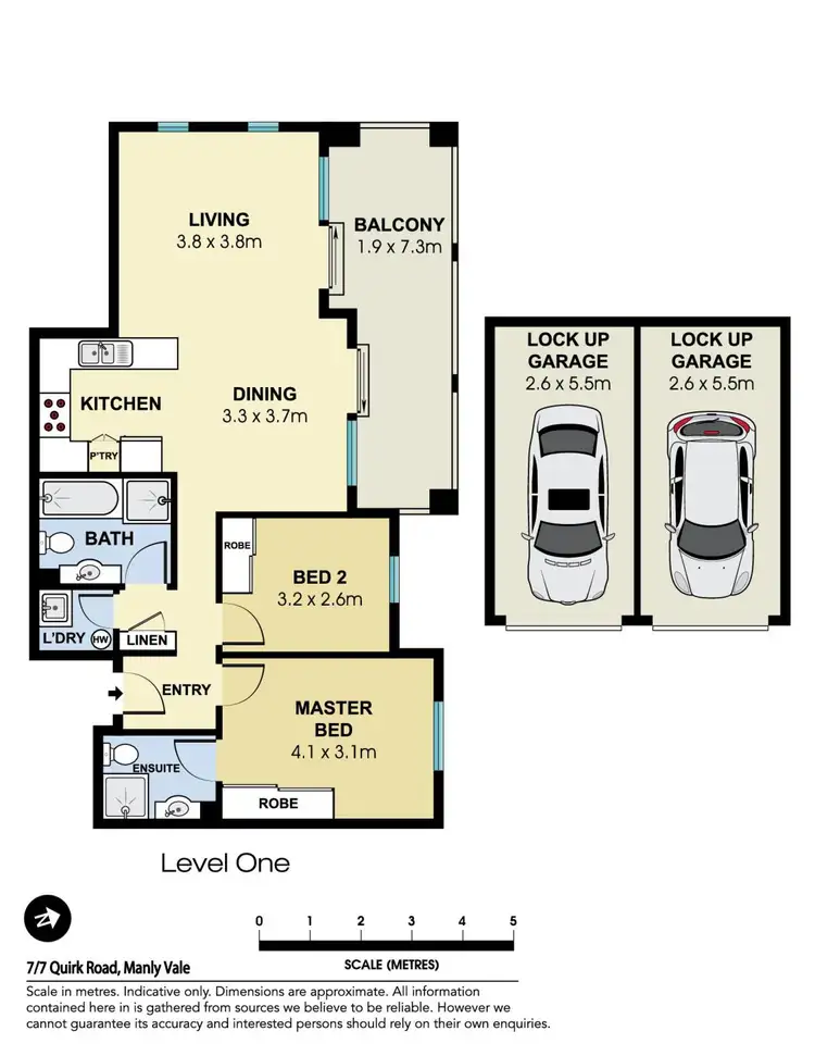 Floorplan of Homely unit listing, 7/7-9 Quirk Road, Manly Vale NSW 2093