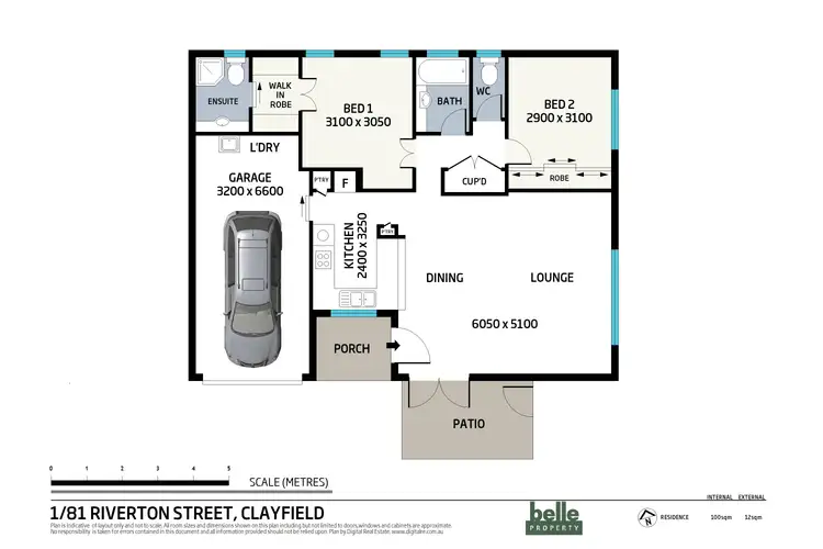 Floorplan of Homely unit listing, 1/81 Riverton Street, Clayfield QLD 4011