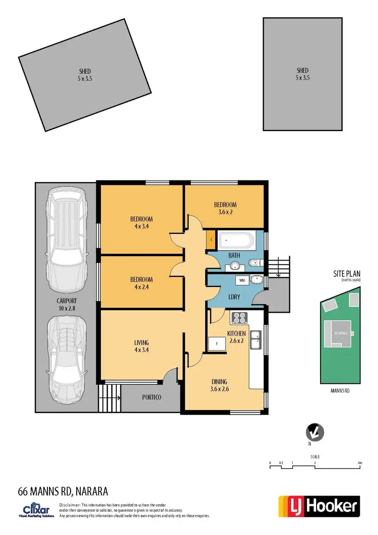 Floorplan of Homely house listing, 66 Manns Road, Narara NSW 2250