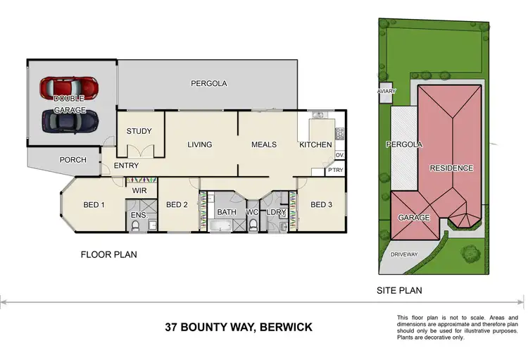 Floorplan of Homely house listing, 37 Bounty Way, Berwick VIC 3806