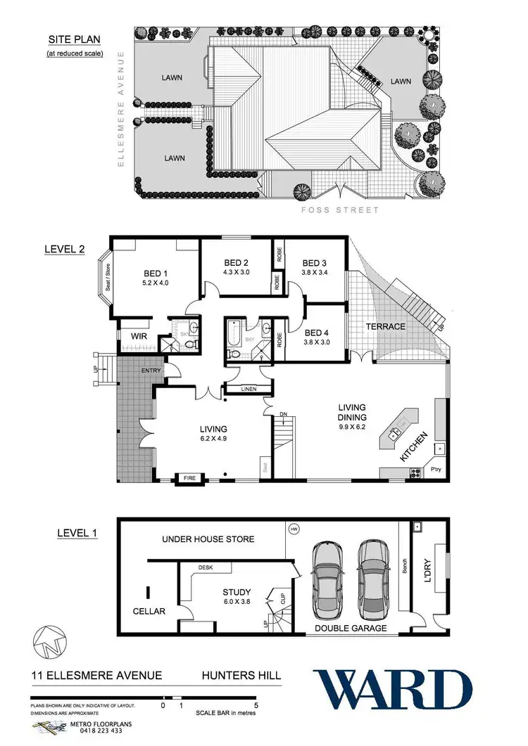 Floorplan of Homely house listing, 11 Ellesmere Avenue, Hunters Hill NSW 2110