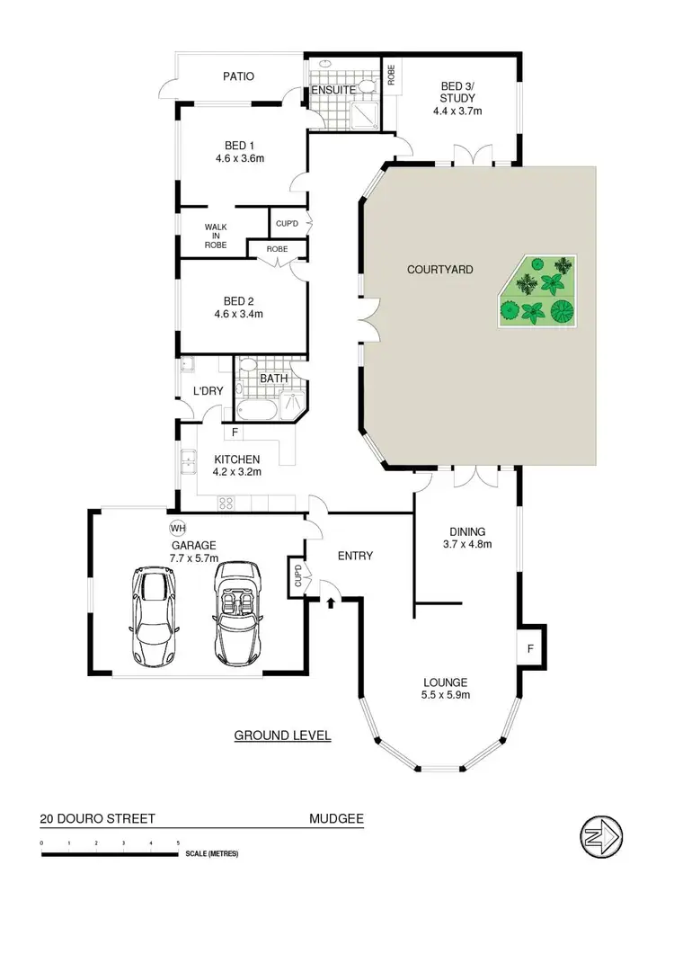 Floorplan of Homely house listing, 20 Douro Street, Mudgee NSW 2850