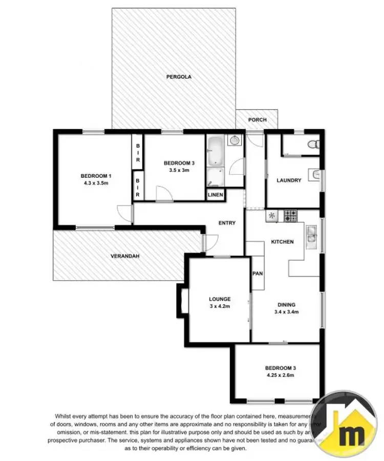 Floorplan of Homely house listing, 9 White Street, Millicent SA 5280