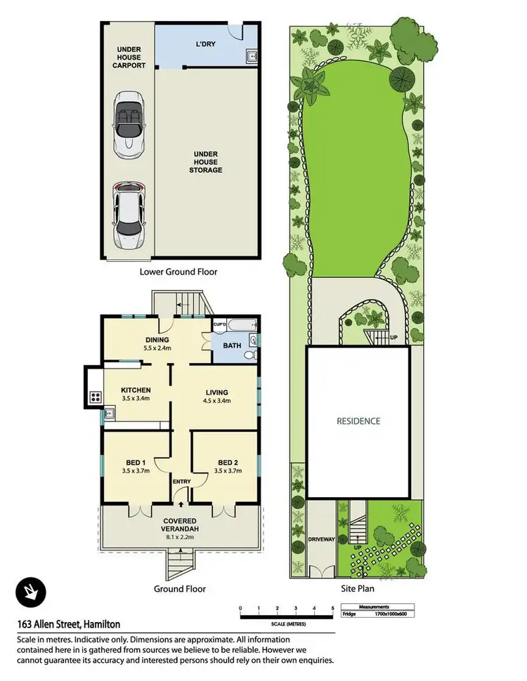 Floorplan of Homely house listing, 163 Allen Street, Hamilton QLD 4007