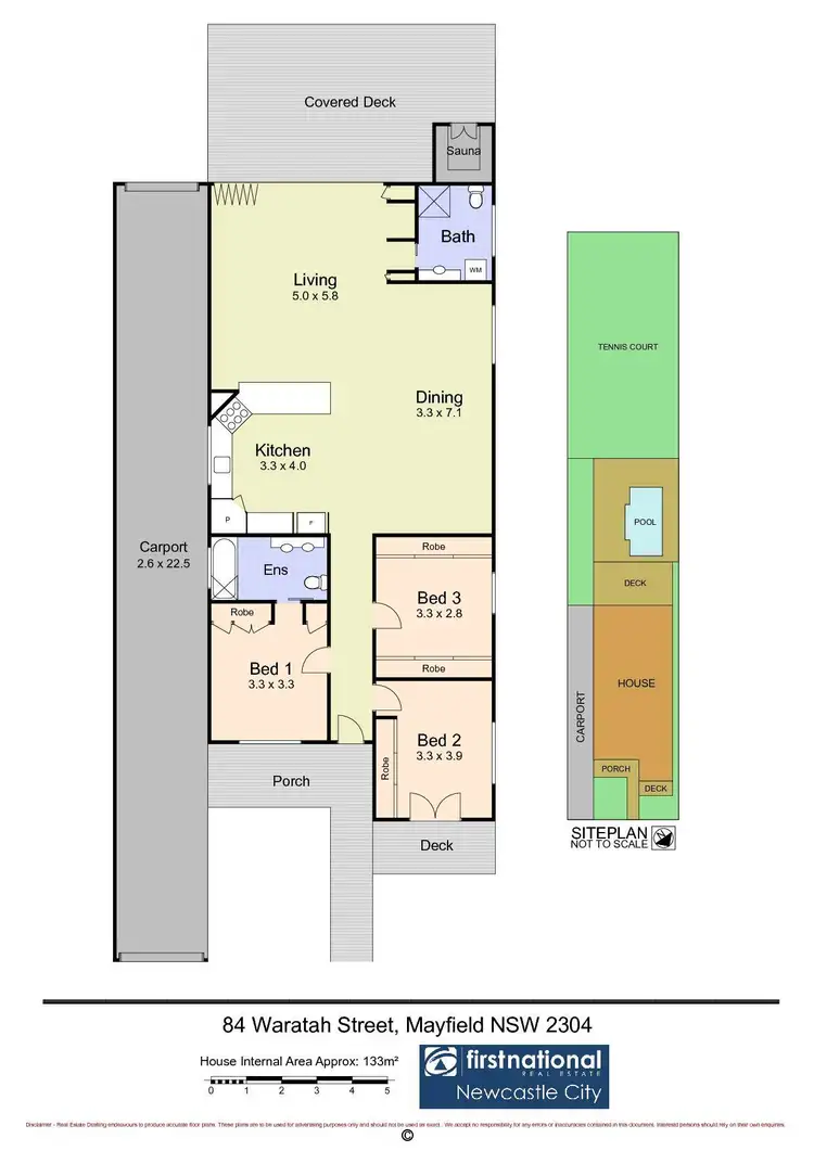 Floorplan of Homely house listing, 84 Waratah Street, Mayfield NSW 2304