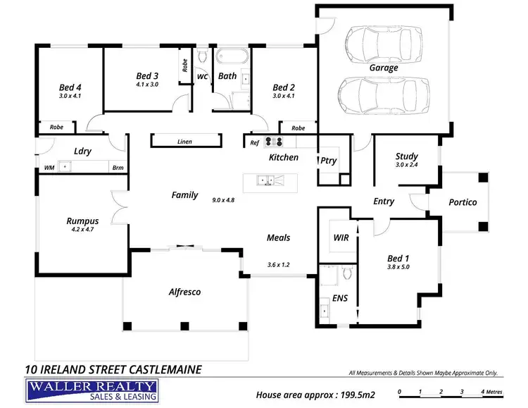 Floorplan of Homely house listing, 10 Ireland Street, Castlemaine VIC 3450