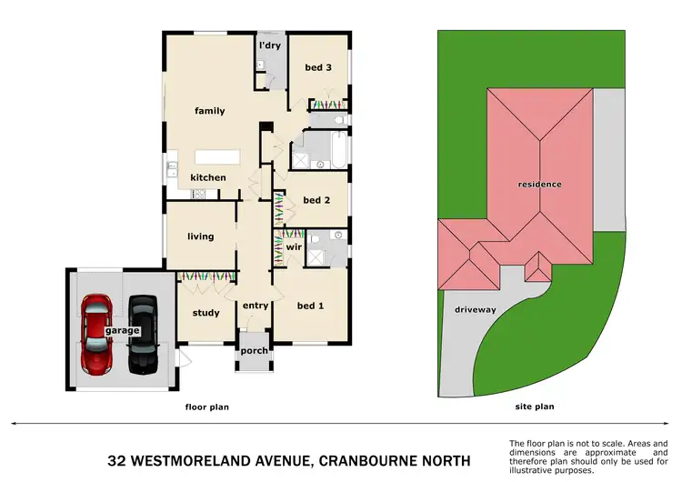 Floorplan of Homely house listing, 32 Westmoreland Avenue, Cranbourne North VIC 3977