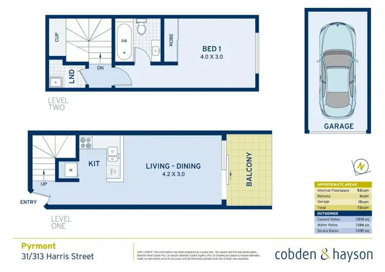 Floorplan of Homely apartment listing, 31/313 Harris Street, Pyrmont NSW 2009