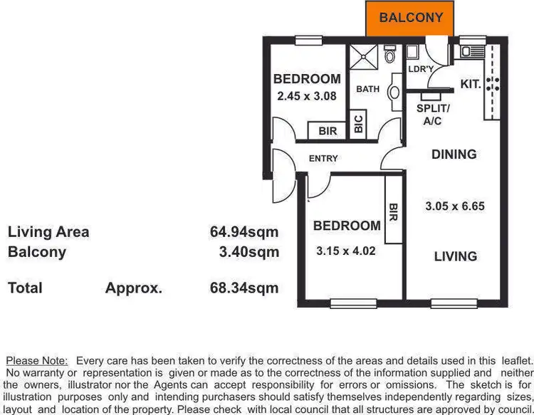 Floorplan of Homely unit listing, 7/15 First Avenue, Glenelg East SA 5045