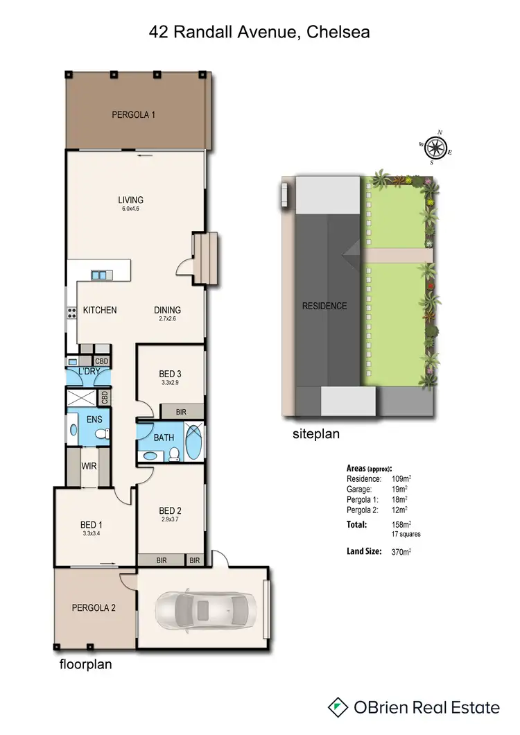 Floorplan of Homely house listing, 42 Randall Avenue, Chelsea VIC 3196