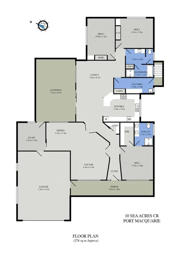 Floorplan of Homely house listing, 10 Sea Acres Crescent, Port Macquarie NSW 2444
