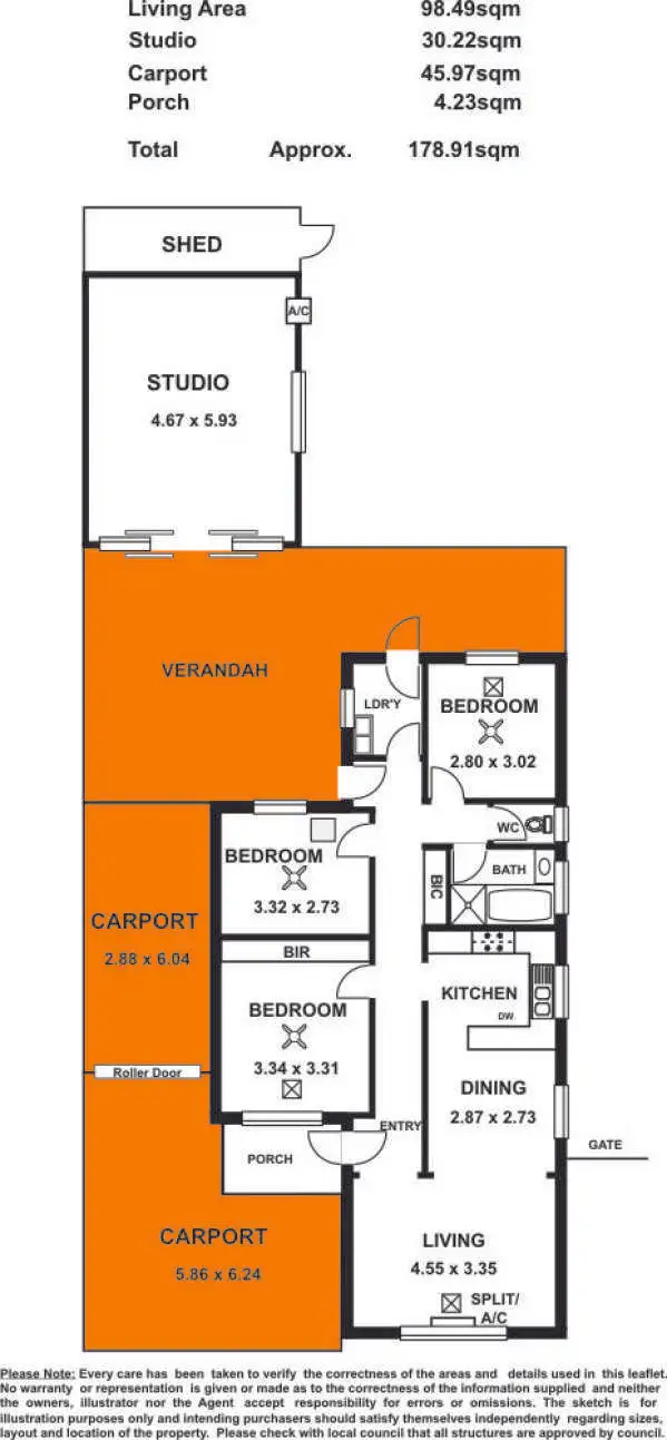 Floorplan of Homely house listing, 74 Palm Avenue, Royal Park SA 5014