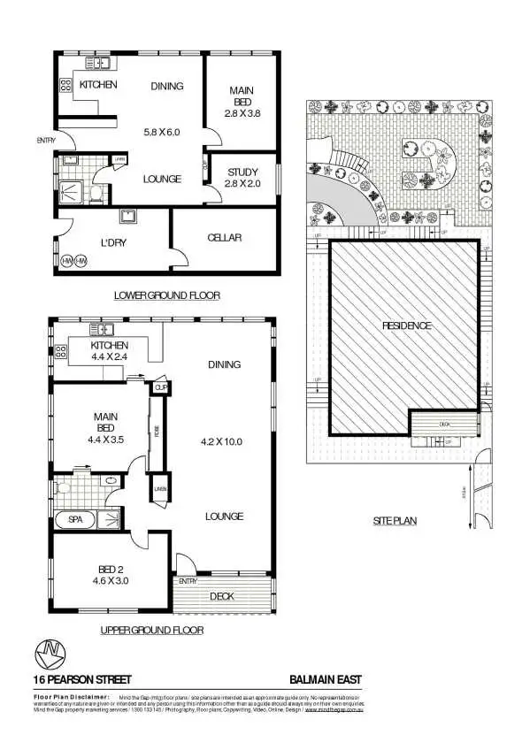 Floorplan of Homely house listing, 16 Pearson Street, Balmain East NSW 2041