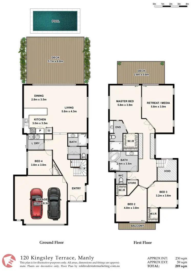 Floorplan of Homely house listing, 120 Kingsley Terrace, Manly QLD 4179