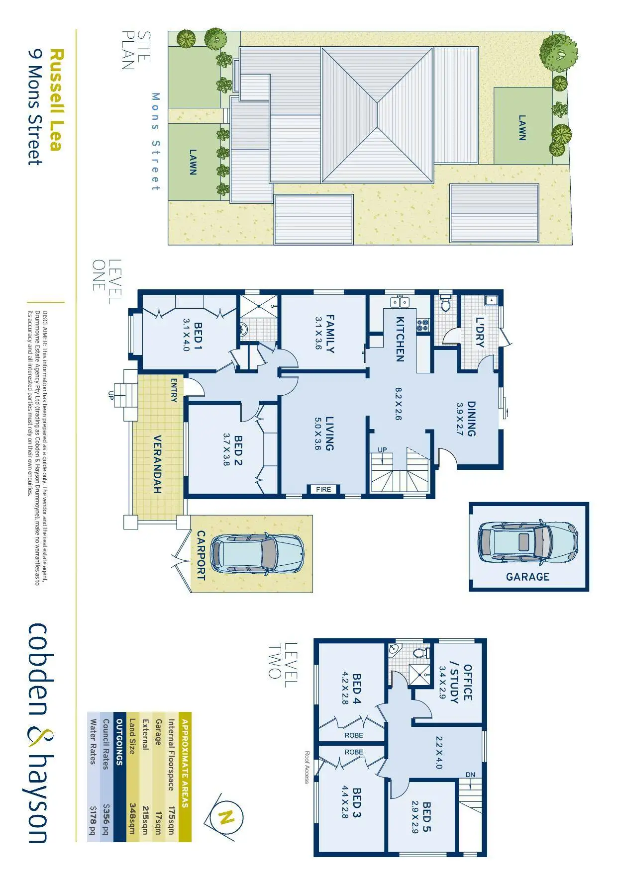 Floorplan of Homely house listing, 9 Mons Street, Russell Lea NSW 2046