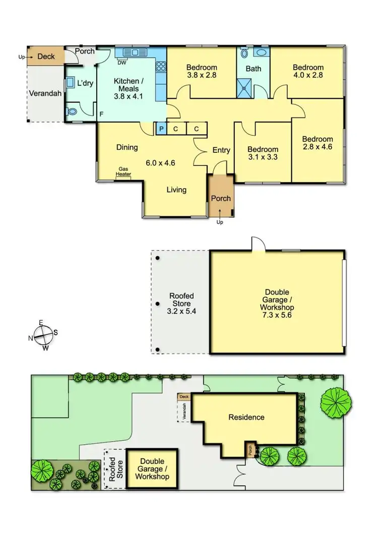 Floorplan of Homely house listing, 8 Mihil Street, Preston VIC 3072