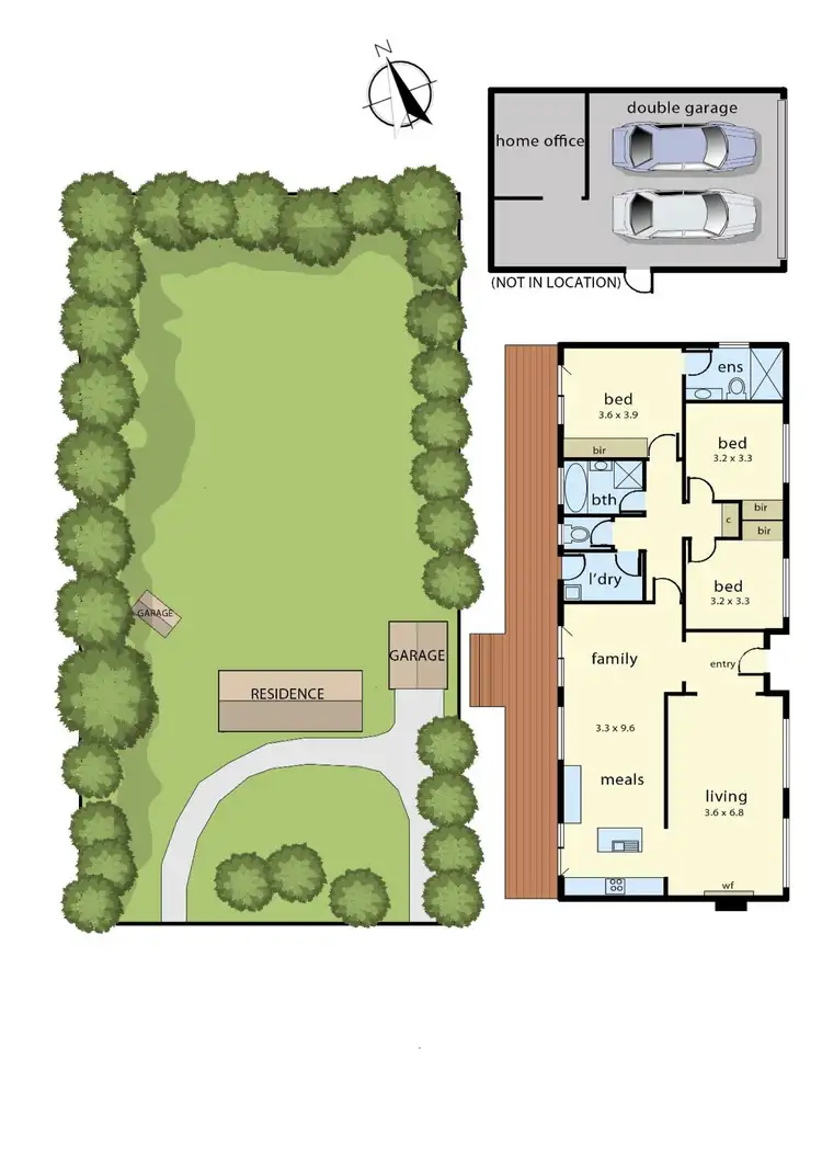 Floorplan of Homely house listing, 23 Fairway Drive, Drouin VIC 3818