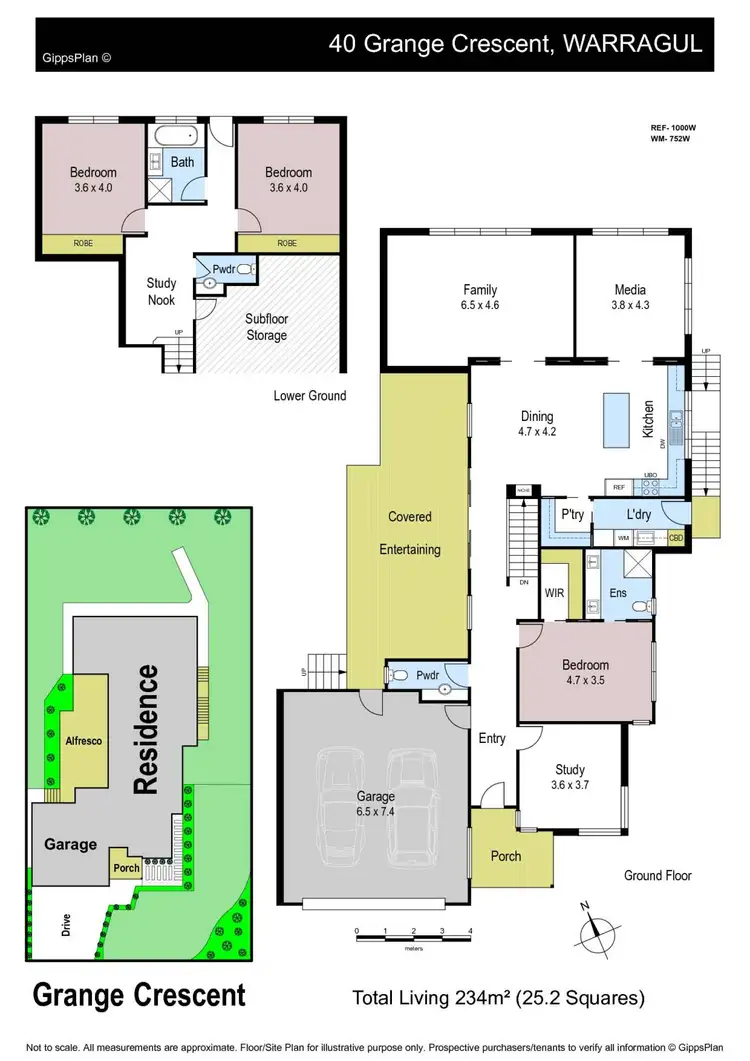 Floorplan of Homely house listing, 40 Grange Crescent, Warragul VIC 3820