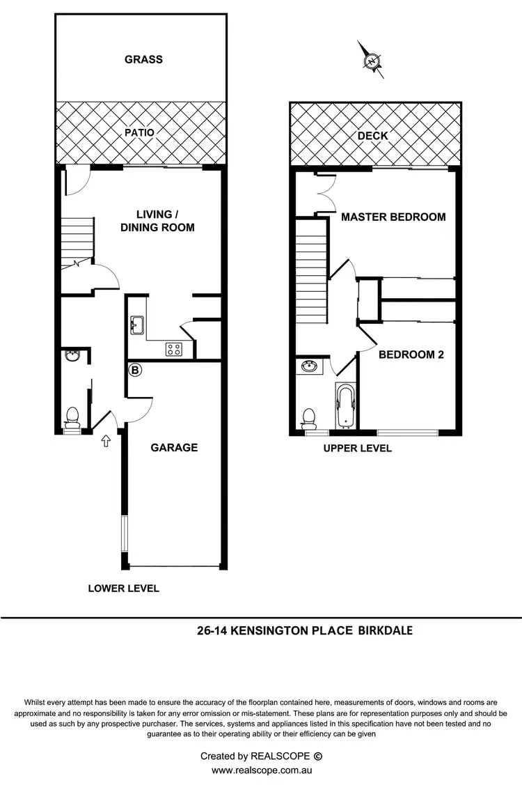 Floorplan of Homely townhouse listing, 26/14 Kensington Place, Birkdale QLD 4159