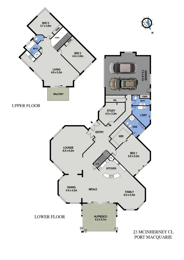 Floorplan of Homely house listing, 23 Mcinherney Close, Port Macquarie NSW 2444