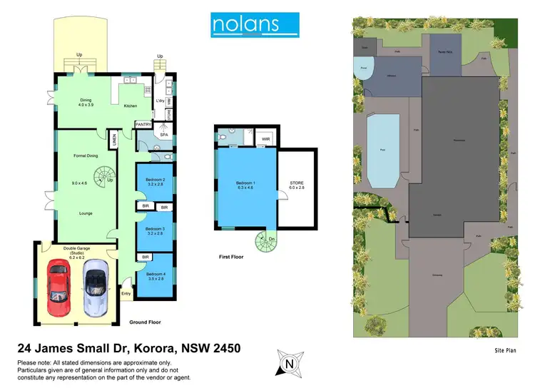 Floorplan of Homely house listing, 24 James Small Drive, Korora NSW 2450
