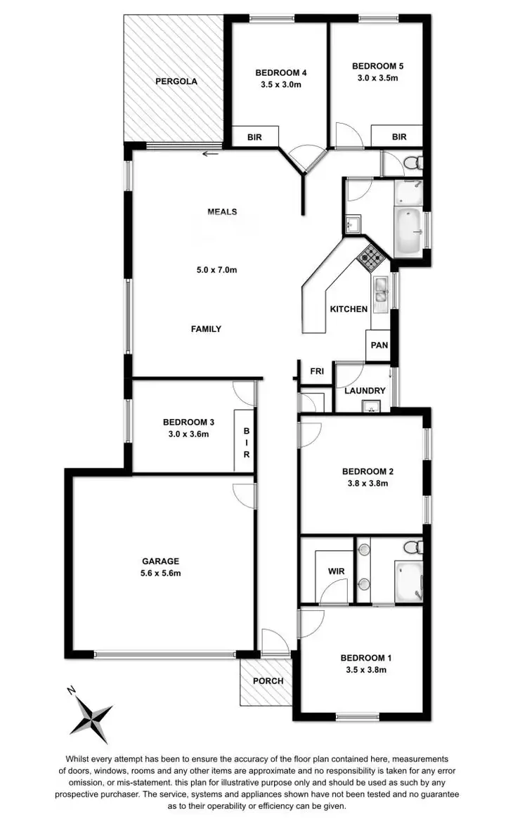 Floorplan of Homely house listing, 11 Lillypilly Court, Worrolong SA 5291