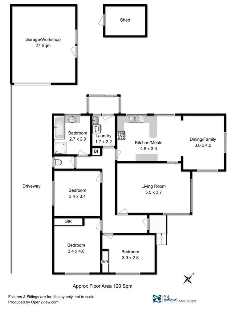 Floorplan of Homely house listing, 5 Heysen Court, Glenorchy TAS 7010