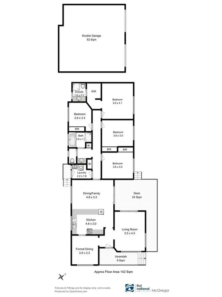 Floorplan of Homely house listing, 15 Kiren Court, West Moonah TAS 7009