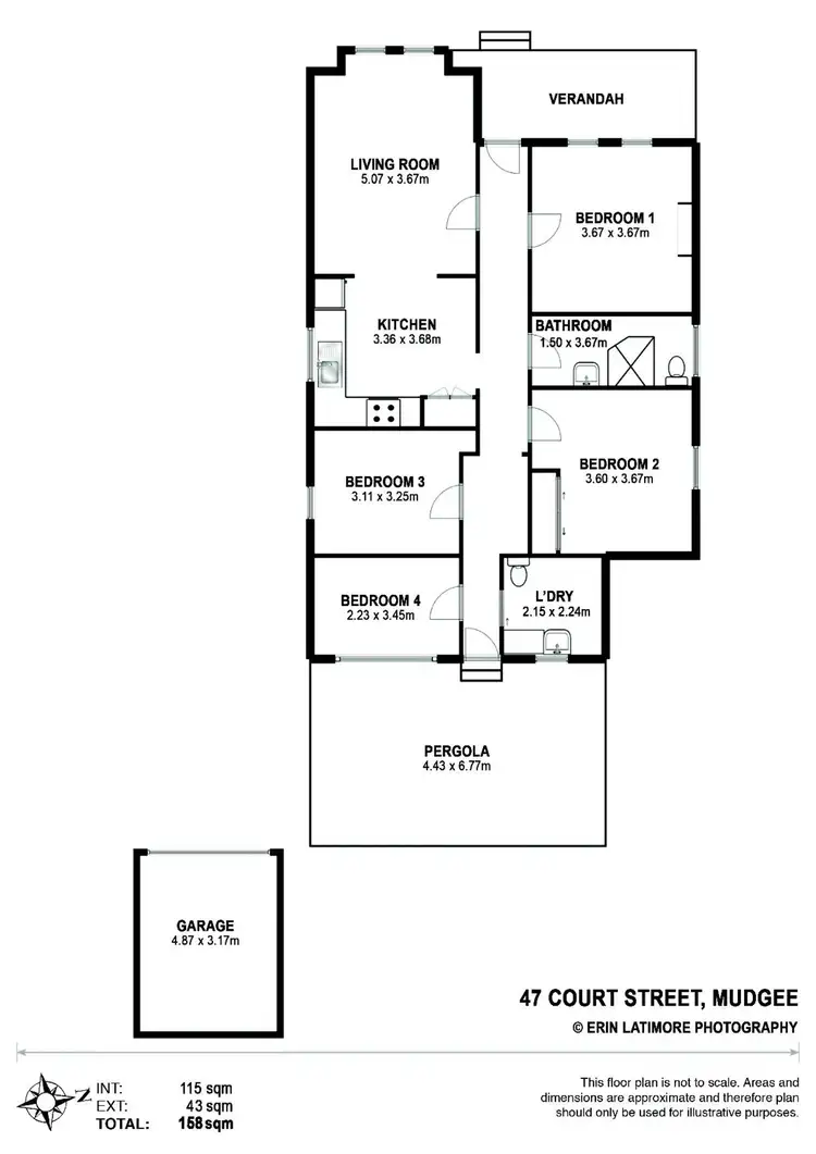Floorplan of Homely house listing, 47a Court Street, Mudgee NSW 2850