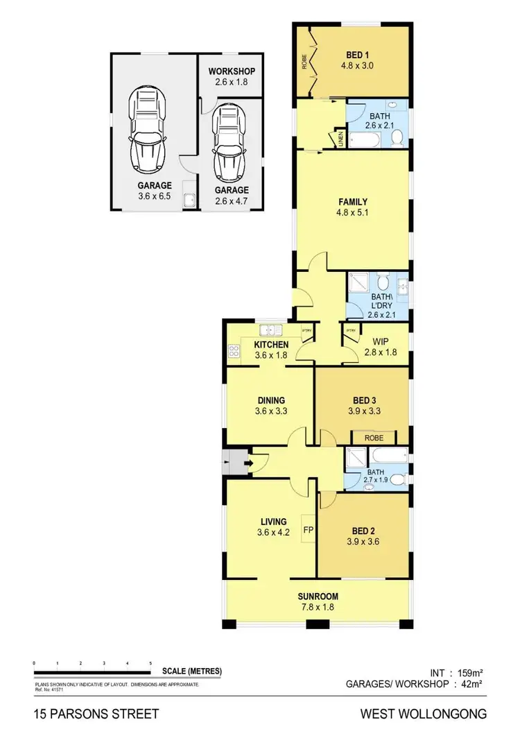 Floorplan of Homely house listing, 15 Parsons Street, West Wollongong NSW 2500