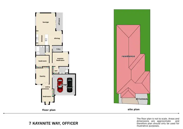 Floorplan of Homely house listing, 7 Kayanite Way, Officer VIC 3809