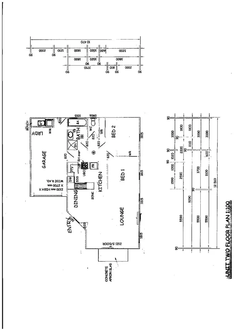 Floorplan of Homely unit listing, 3/79 Parker Street, Devonport TAS 7310