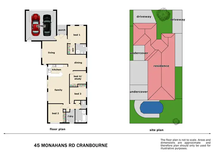 Floorplan of Homely house listing, 45 Monahans Road, Cranbourne West VIC 3977
