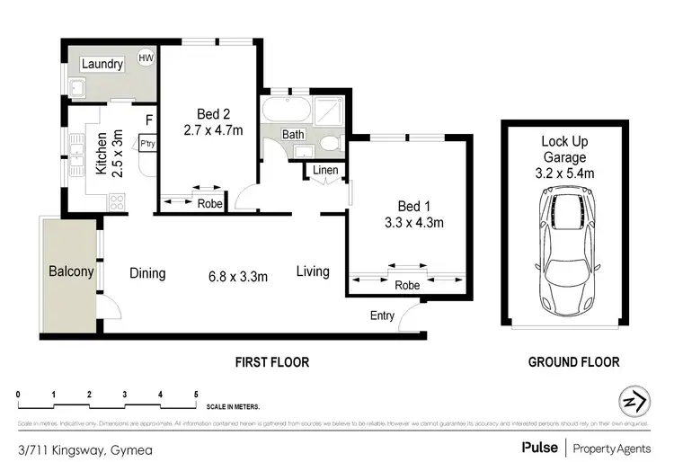 Floorplan of Homely unit listing, 3/711 Kingsway, Gymea NSW 2227