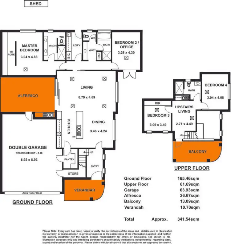 Floorplan of Homely house listing, 1 Piccadilly Way, Northgate SA 5085